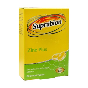 مکمل دارویی زینک پلاس SUPRABION