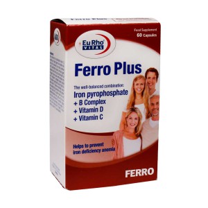 داروی مکملی فرووپلاس ferro plus یورویتال